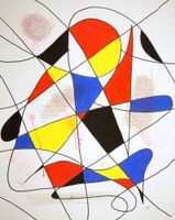 Acryl auf Papier: He II