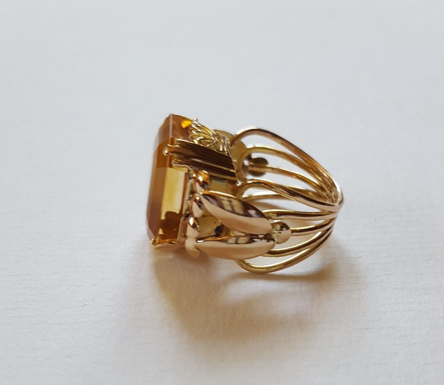 Ringe: Massiv Unikat 585 Gold Ring Mit Citrin – Gebraucht aus Wald ZH von Aniade 9