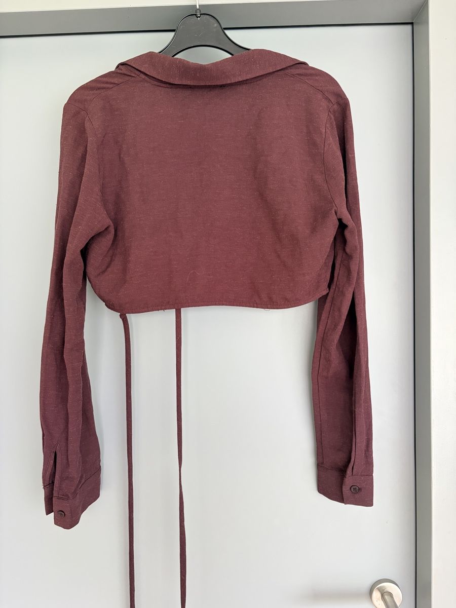 Pull&Bear Blusen: Pull&Bear blouse croisée brun taille M neuf avec étiquet – Neu und originalverpackt aus Champlan von Ger77 3