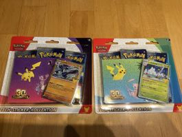 Pokémon 30-Jahre Tech-Sticker-Kollektion 2er Set Neu OVP