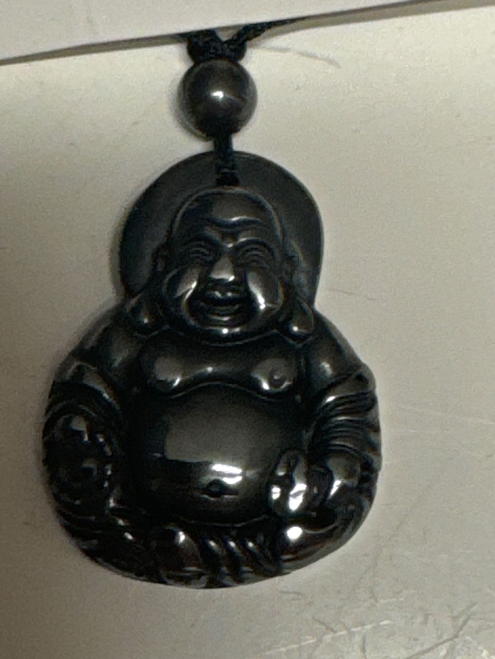 Anhänger: Hämatit Buddha Anhänger mit Schnur – Neu (gemäss Beschreibung) aus Teufen Ar von Exclusive.stuff.CH 1