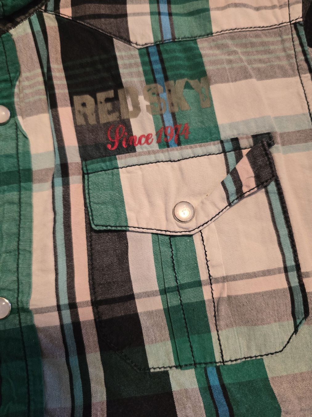 Camicie, T-shirt & Polo: 2 Hemden Sommer Gr. 122 – Usato da Unterentfelden venduto da Panda-87 3