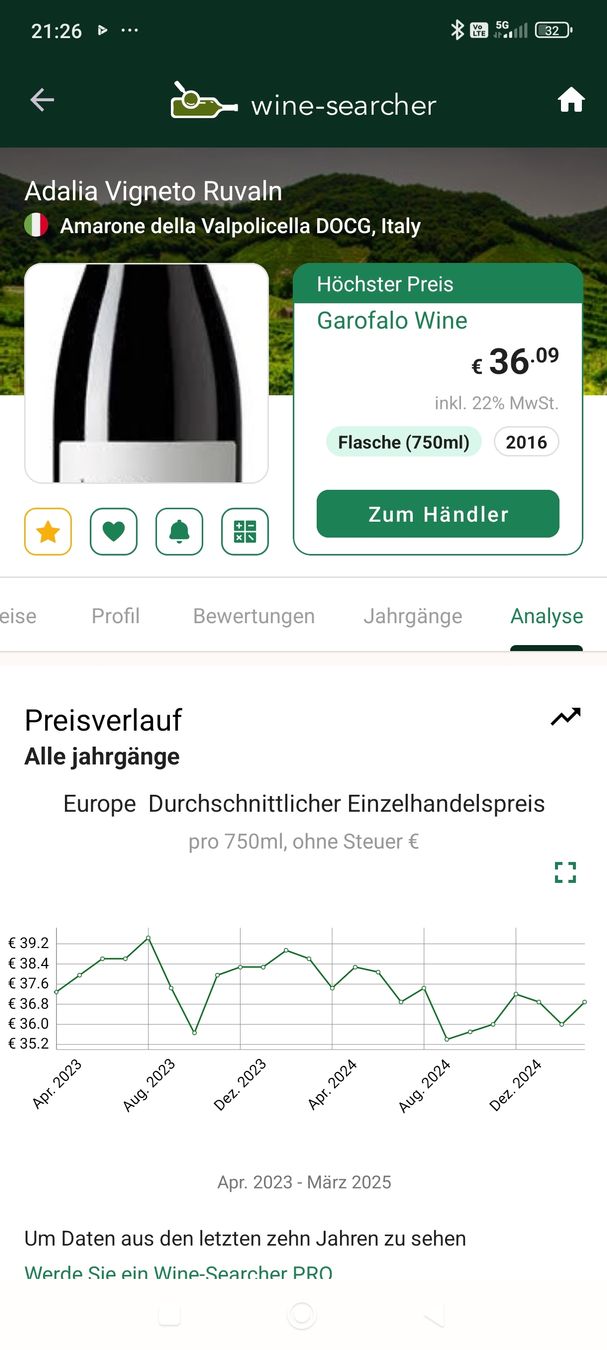 Amarone Wein: 2x 2011 Amarone della Valpolicella Ruvaln' – Neu und originalverpackt aus Büsserach von Vintage-vins 5