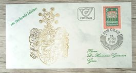 TR05 Enveloppe + Timbre Autriche 1980
