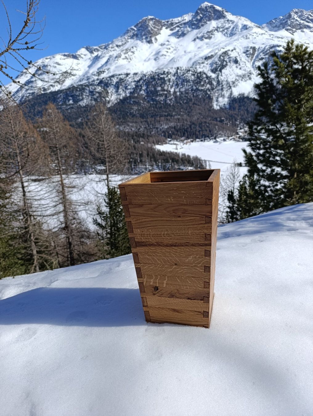 Blumentöpfe: wunderschöne Blumentöpfe aus Eichenholz – Neu und originalverpackt aus Zernez von gre_8rsp 4