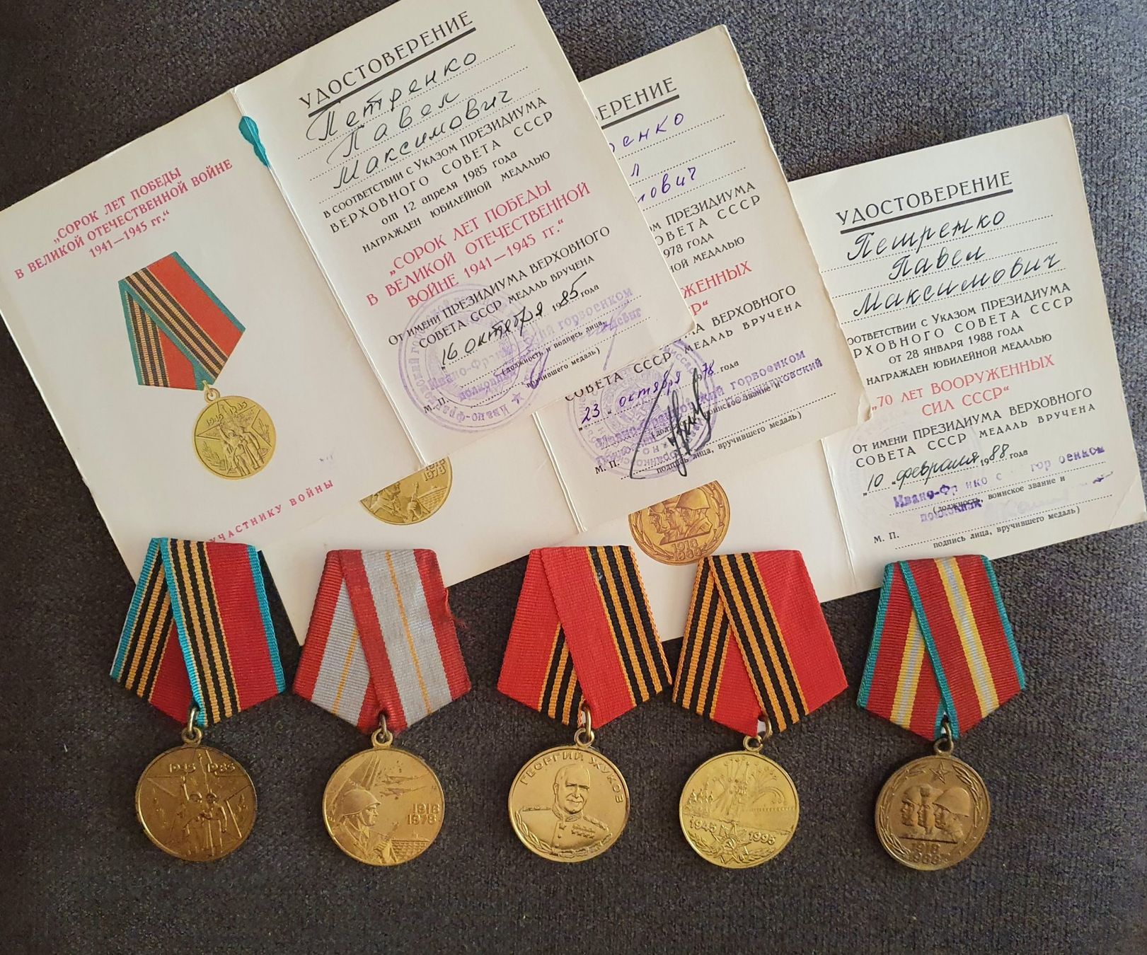 Medaglie: Medaglie commemorative URSS – Usato da Pregassona venduto da eld_st6b