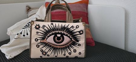 Schöne Damenhandtasche - in Mexico handgemacht