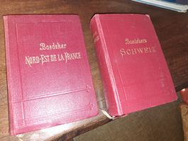 Baedeker Schweiz+Nord-Est France,  1914+1927
