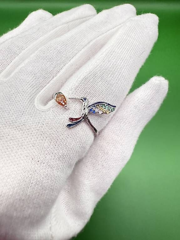 Bagues: Kolibri Ring aus 925 Silber – D'occasion à Thalwil par han_2b8c 4