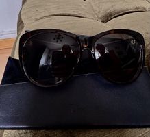Sonnenbrille Christian Dior mit Schmucksteinen braun