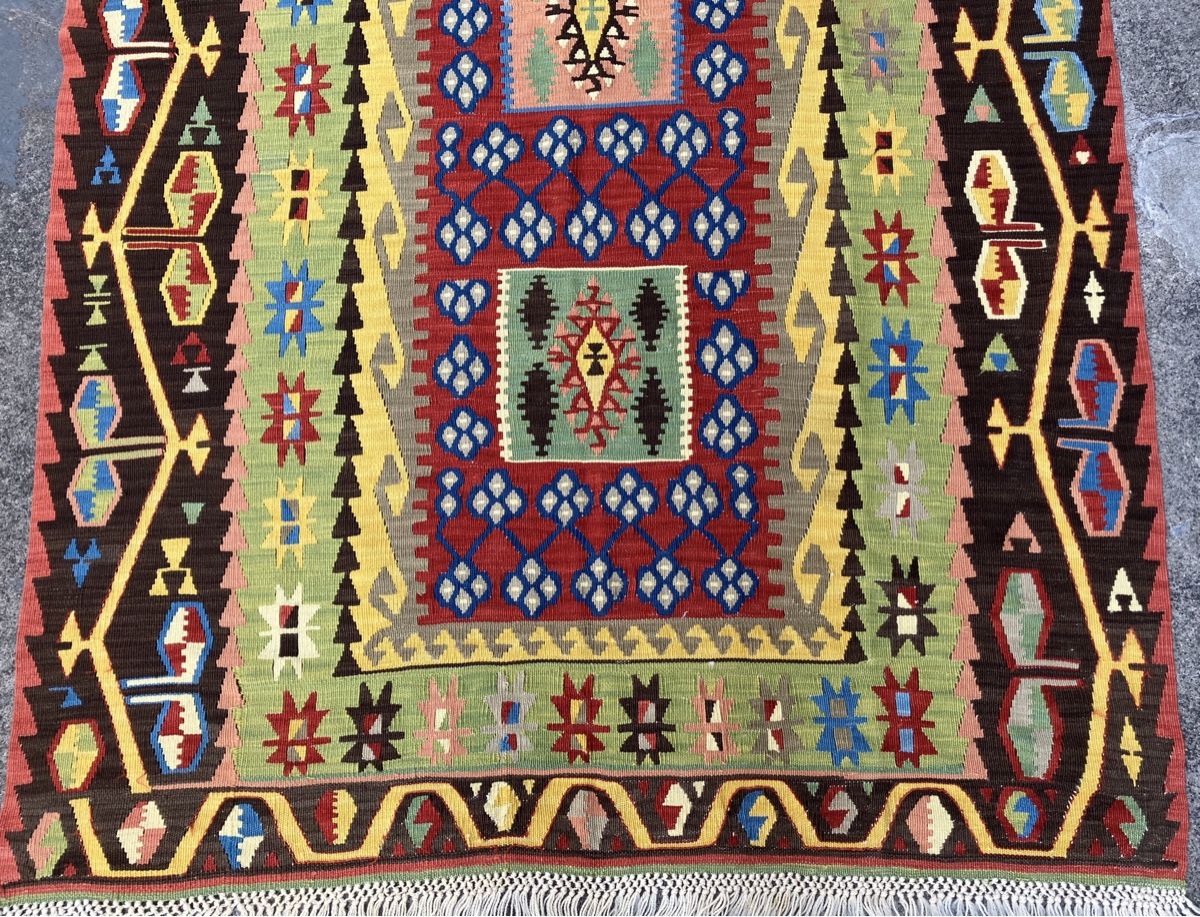 Teppiche: Kelim Teppich Flachgewebe Top Zustand 245x155cm – Gebraucht aus Zürich von Artnuvo 6