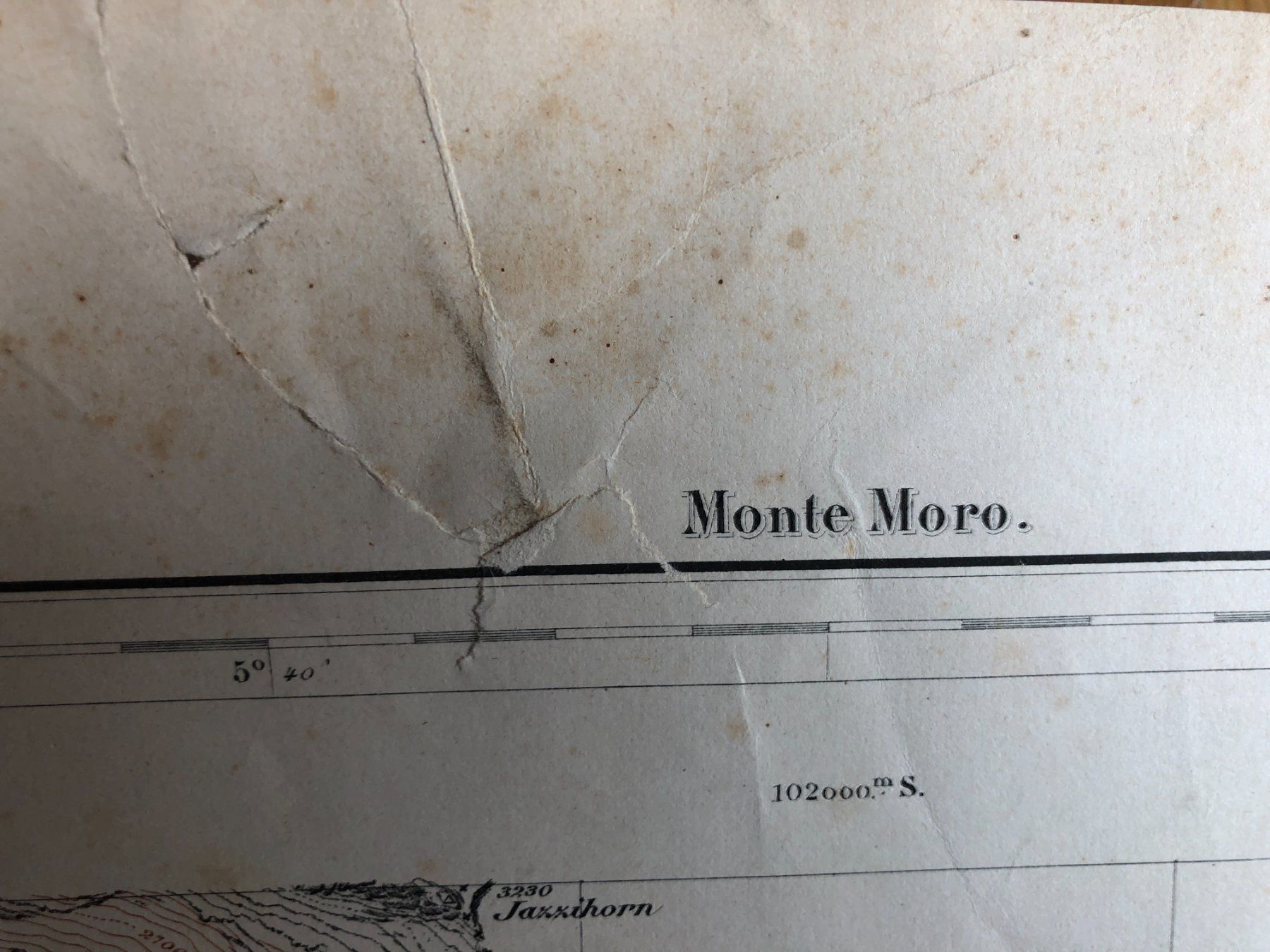 Cartine & Atlanti: Siegfriedatlas Bl. 536: Monte Moro 1881 – Usato da Zürich venduto da allp 2