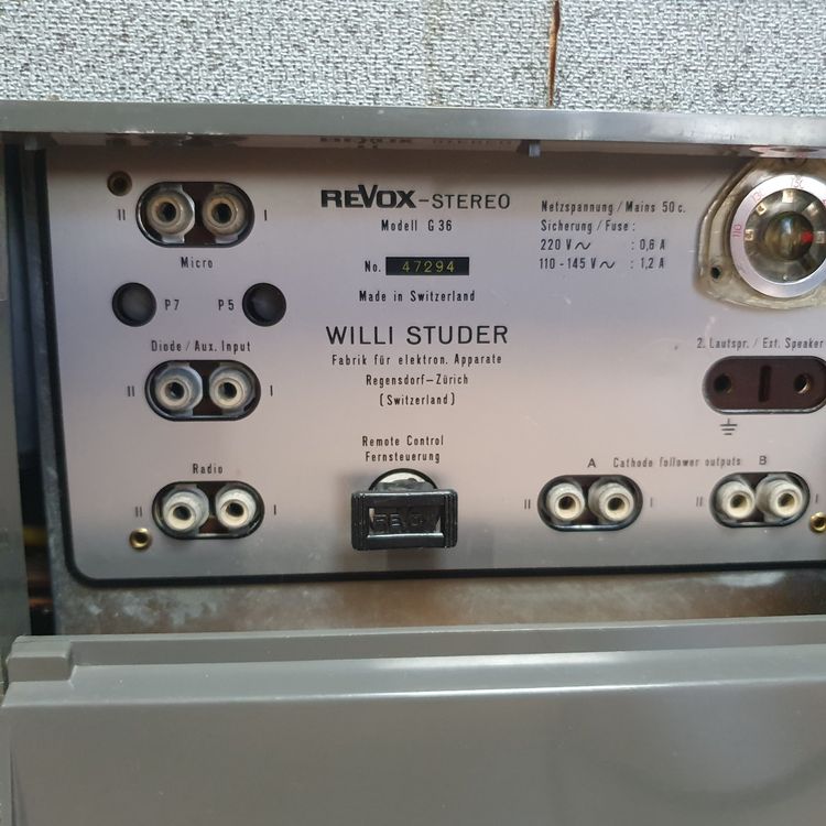 Tonbandgerät Revox G36 Stereo eingebauten Röhrenverstärker Kaufen auf