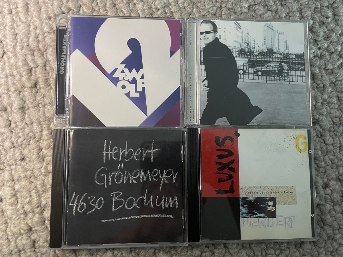 CD: 4x Herbert Grönemeyer  – Usato da Reinach AG venduto da trigger7811