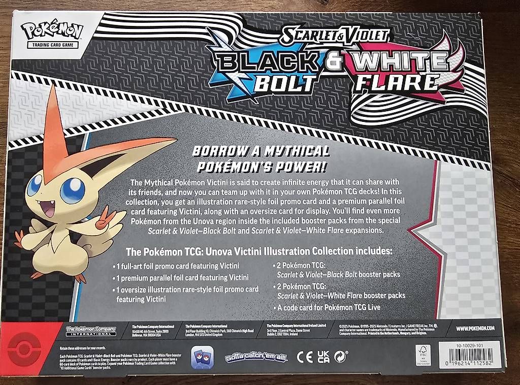 Pokémon Carte collezionabili: Black Bolt & White Flare Illustration Box – Nuovo e nell'imballaggio originale da Niederlenz venduto da mon_c7lk 1