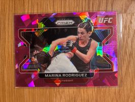 Panini Prizm UFC Marina Rodriguez Pink Cracked Ice