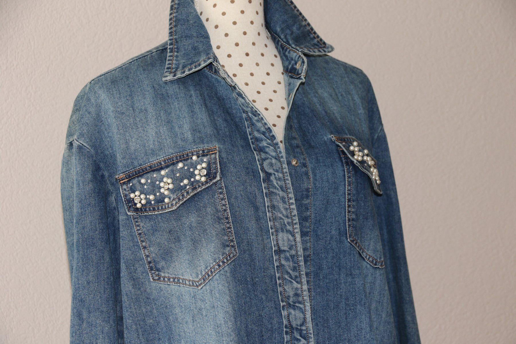 Chemisiers: MEGA coole Jeansbluse Gr.M  NEU – Neuf (Voir description) à Oberwil-Lieli par Svetlana28 3