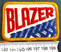 CHEVROLET BLAZER AUTO LOGO AUFNÄHER PATCH MIT LEIM GESTICKT