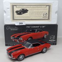 1:18 CHEVROLET CAMARO 1967 Z-28 ERTL HI-END LIMITED EDITION