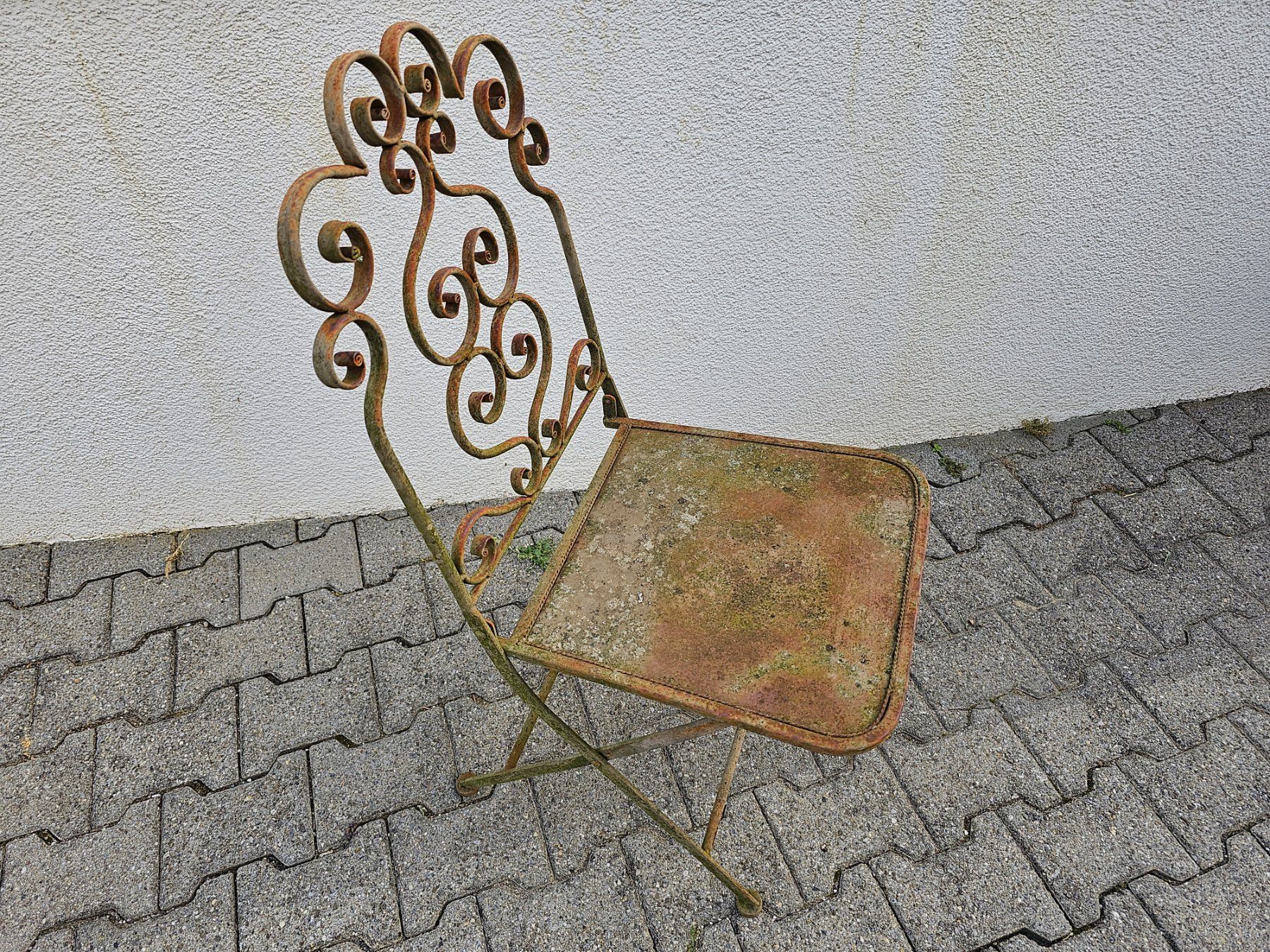Set di tavolo e panche: Gartentisch und Stuhl Schabby chic – Usato da Villnachern venduto da hasta08 5