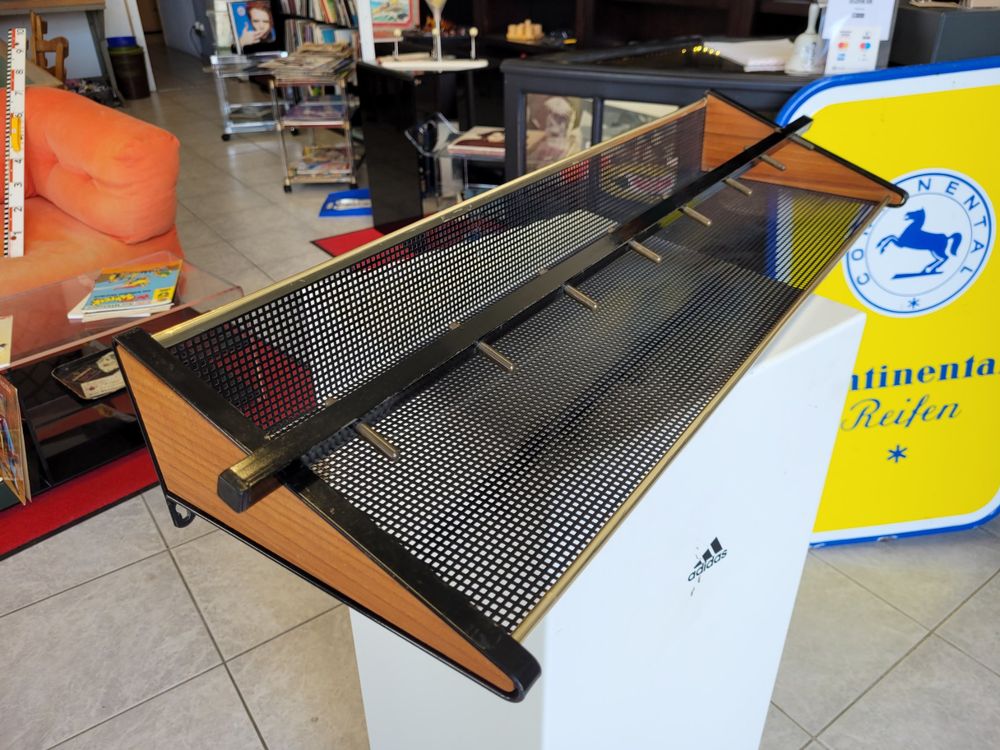 Mid-Century Garderobe - Wandkleiderbügel Mit Nussholz-Kugeln