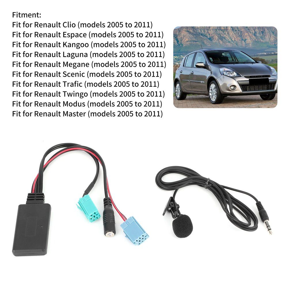 Renault Tutti pezzi di ricambio auto: Renault Bluetooth 5.0 Aux Modul Adapter Clio Master Trafic – Nuovo e nell'imballaggio originale da Chiasso venduto da online.shop 1