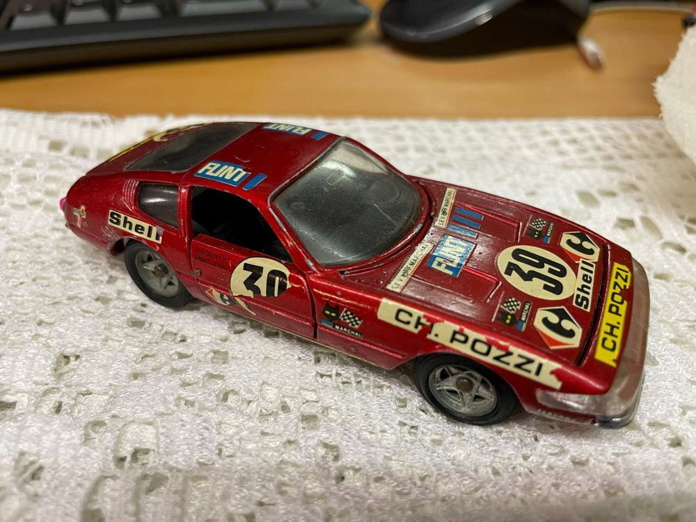 Modèle Réduit SOLIDO Ferrari 365 GTB/4 Daytona - Réf. 16 - Année 1973 Avec Boîte D'origine - Bon état