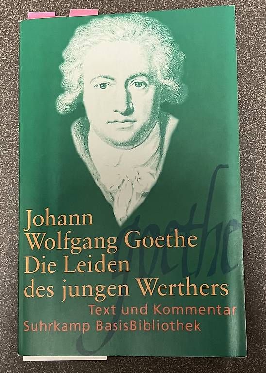 Libri: Die Leiden des Jungen Werthers – Usato da Basel venduto da Ilakija.mo