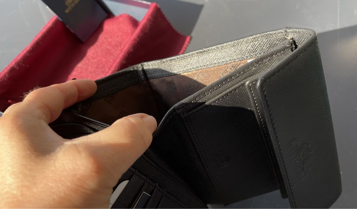 Brieftaschen: Schwarzes Leder Portemonnaie Wittchen – Neu und originalverpackt aus Ebikon von elischka 7