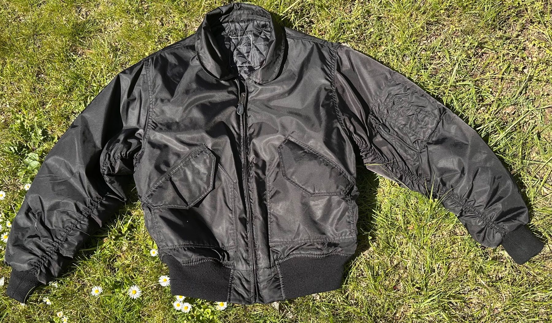 Vestes: Schwarze Bomberjacke, Übergangsjacke Gr. S/M – D'occasion à Illnau par Xanny777