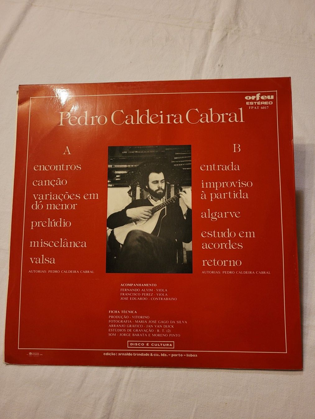 Schallplatten: Vinyle Pedro Caldeira Cabral - Encontros Orfeu – Gebraucht aus la Chaux-de-Fonds von Lampe 1