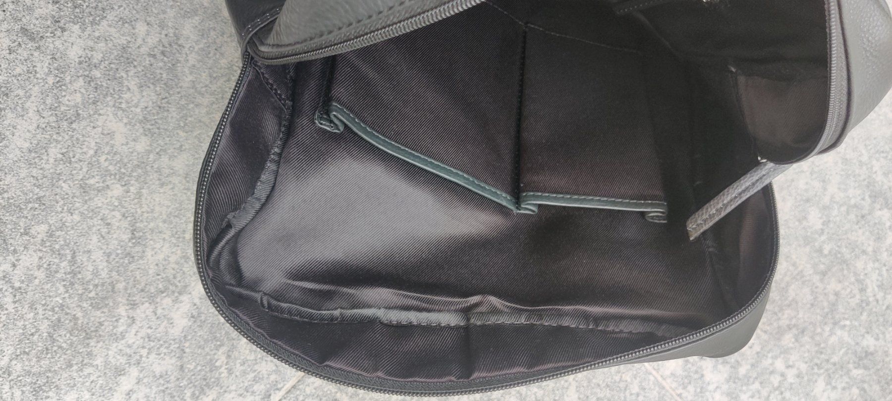 Sacs à dos: Schwarzer Lederrucksack – Neuf (Voir description) à Winterthur par rpi_58v2 2
