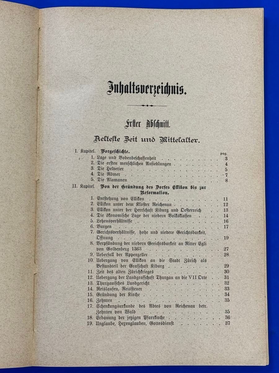 Libri: Geschichte der Gemeinde Ellikon an der Thur. 1894 – Usato da Adliswil venduto da buch_und_kunst 3
