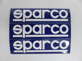 Sparco 3er Set Sticker