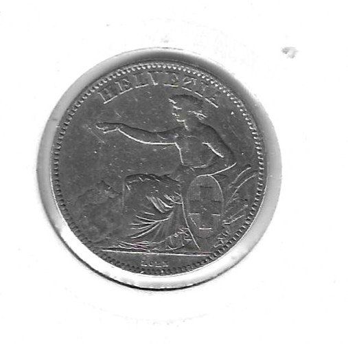 Tutti le monete: Monnaie Suisse: 2 Fr 1860 – Usato da Muraz (Collombey) venduto da Resine 1