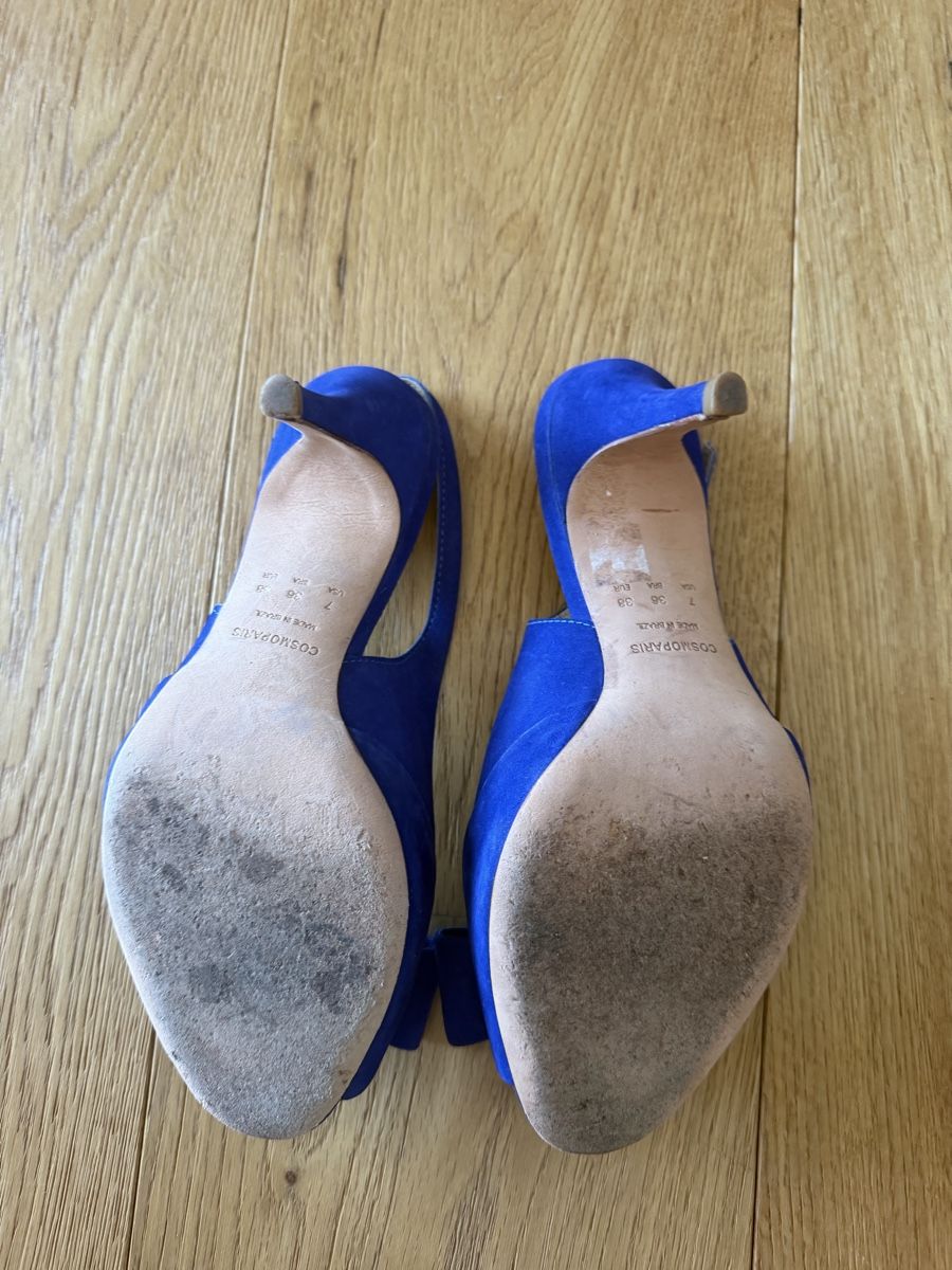 Scarpe da donna: COSMOPARIS Damen Pumps blau Grösse 38 – Usato da Luzern venduto da La_sfinge 4