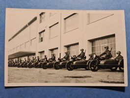 MOTOSACOCHE  850  MILITAIRE  1938  CARTE  VINTAGE