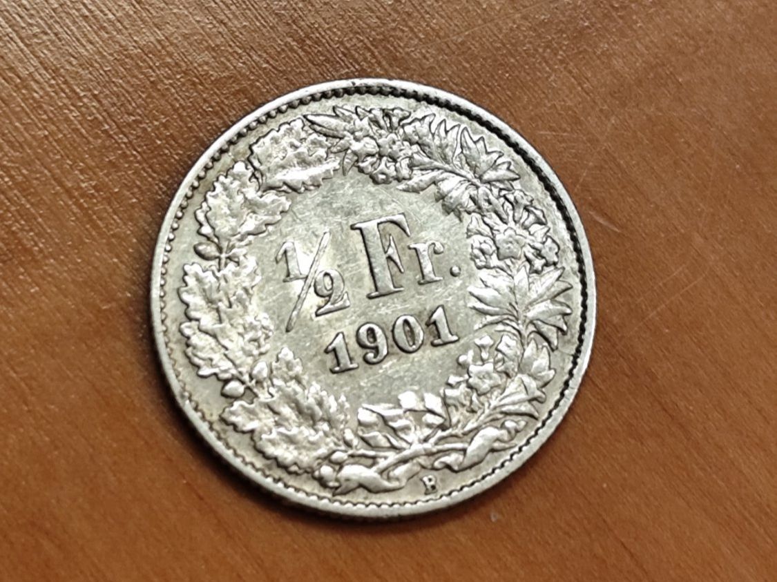Alle Münzen: ==> 1/2Fr 1901 ss-vz  <== – Gebraucht aus Bern von b.man_is_back