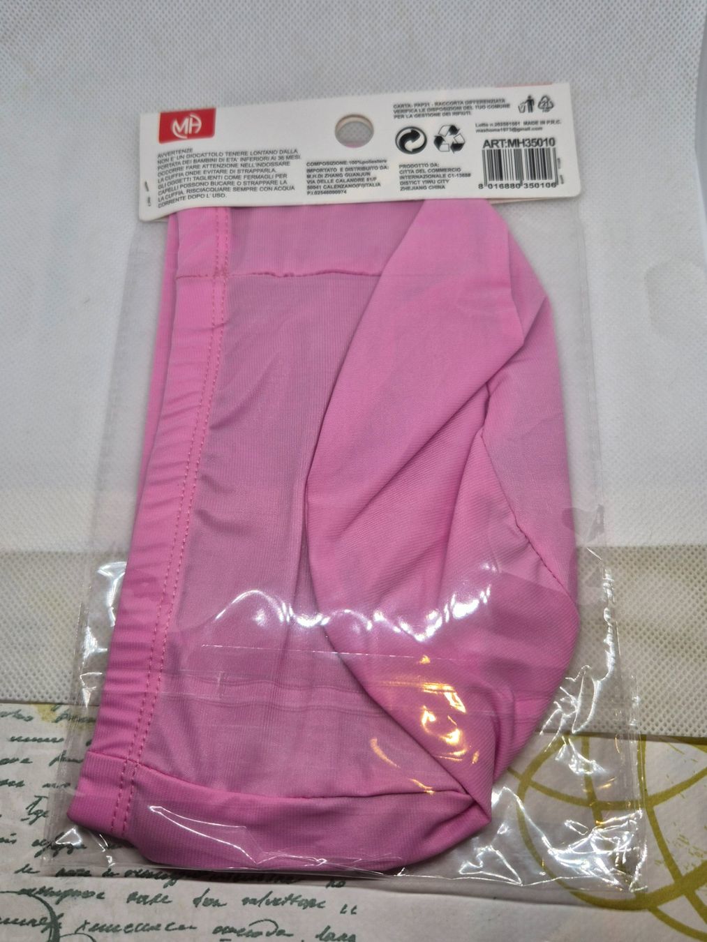 Hüte, Mützen & Caps: Neue einteilige MA Unisex-Badekappe in Rosa – Neu und originalverpackt aus Losone von bal_gfp6 2
