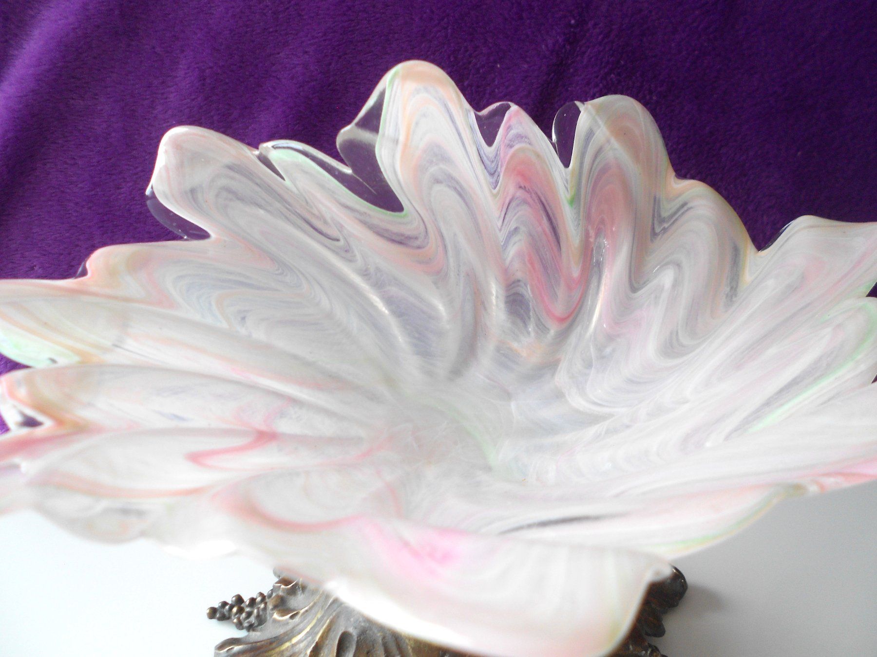 Bicchieri: Exquisite Jugendstil Glas Schale um 1900 – Usato da Dübendorf venduto da ArtExpression 4