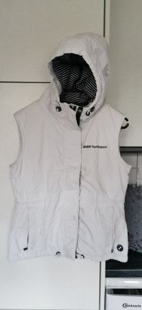 BMW Yachtsport Gilet weiss mit Kaputze S