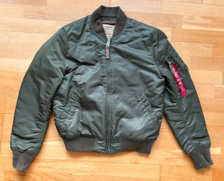 Alpha Industries Bomberjacke Olivgrün Gr. M