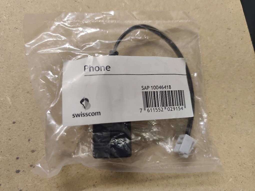 Unità & Adattatore: Swisscom Telefon Adapter – Nuovo e nell'imballaggio originale da Schiers venduto da Pet70