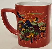 Nescafé Tasse Rot mit speziellem Design