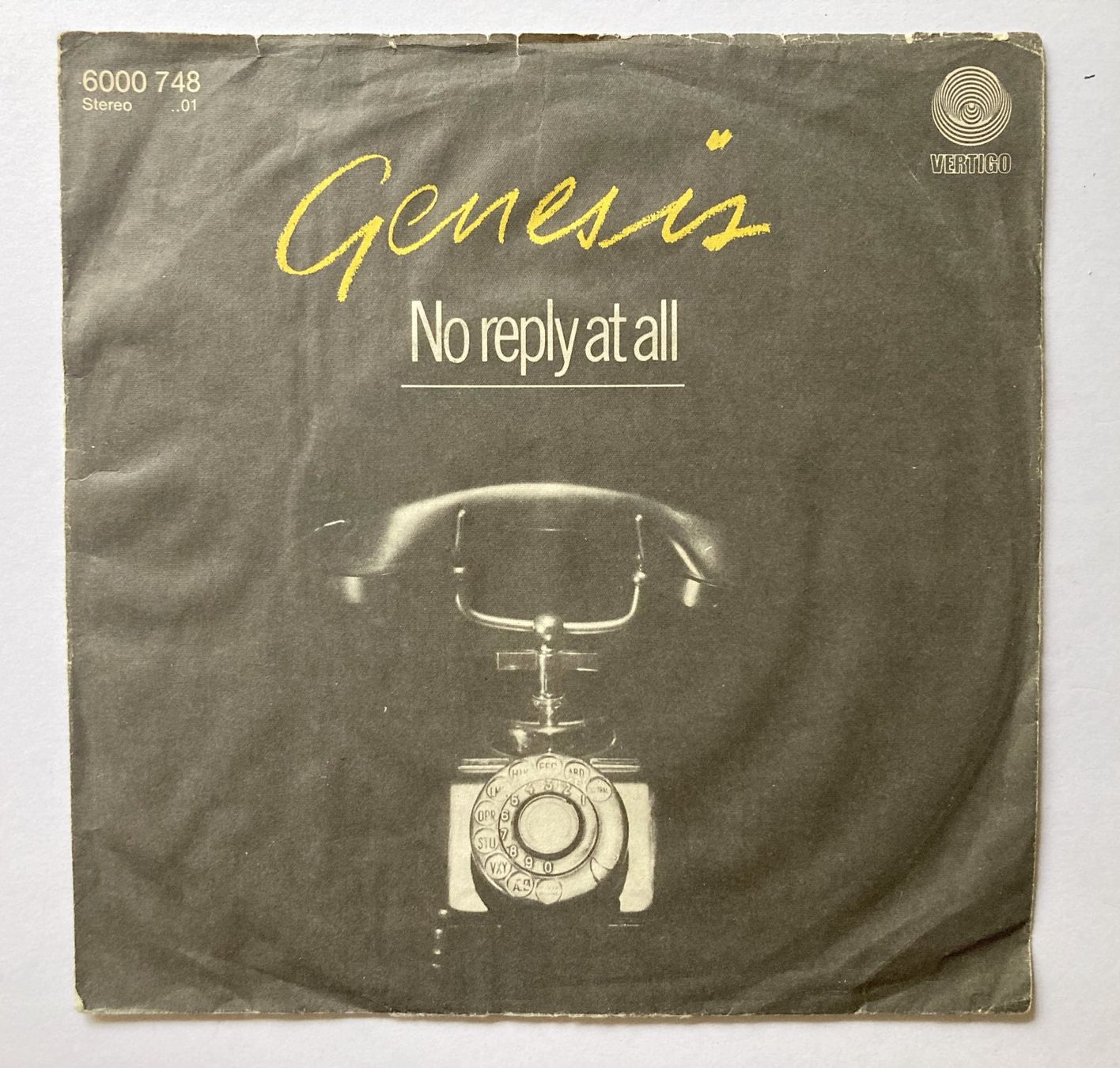 Dischi in vinile: GENESIS - NO REPLY AT ALL – Usato da Bottens venduto da hotter-than-hell