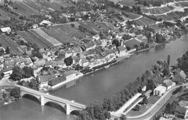 Eglisau ZH luftaufnahme rhein brücke