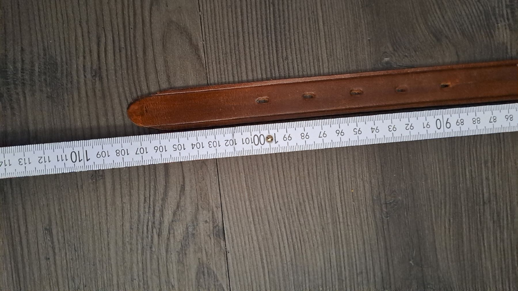 Cinture: Vintage Ledergürtel mit Perlenmuster 105cm. Native American – Usato da Deitingen venduto da Soya1 4