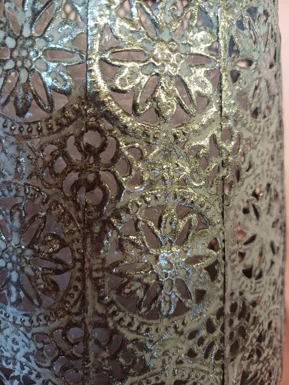 Lanternes: NEU Metall Laterne Windlicht Shabby Chic Deko von Arte – Neuf avec emballage d'origine à Nassen par verrueckt 2
