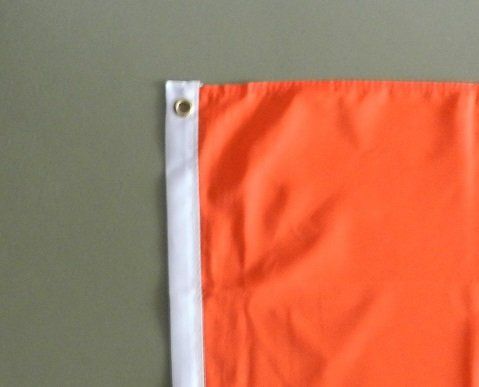 Bandiere: Orange Om Flagge - Hindu - 90x150cm – Nuovo e nell'imballaggio originale da Zürich venduto da hpr_3029 1