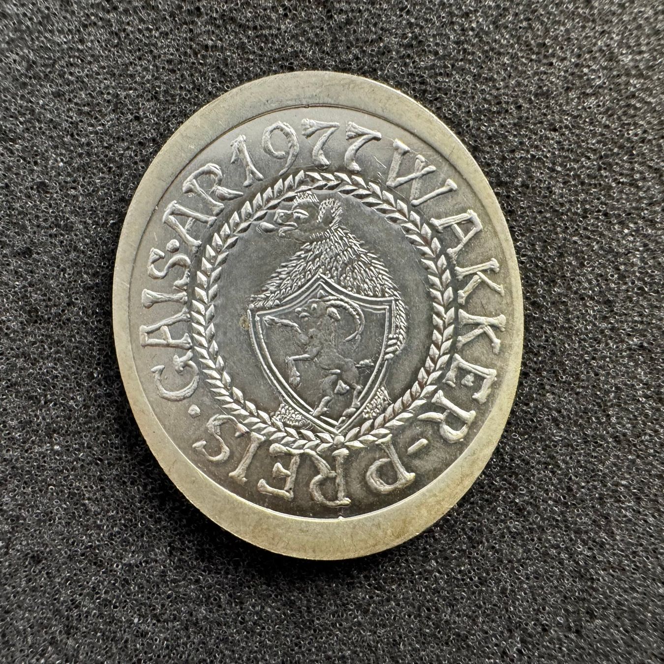 Medaglie: Silber Medaille Fässler Wakker Preis 1977 – Usato da Reitnau venduto da tb-muenzen 1